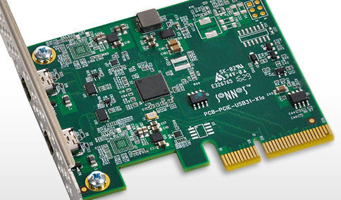 Allegro USB-C 2-port Supper-speed 10GBPs PCIe card with USB-C charging Allegro USB-C 2-port Supper-speed 10GBPs PCIe card with USB-C charging